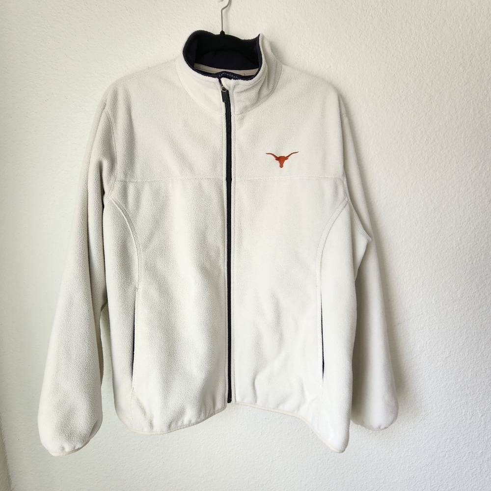Lands End Texas Longhorns Logo Jacket, Size XL